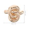 Beatifufu Geometric Metal Ponytail Hair Tie Cuff Elastic Hair Bands Headwear for Women Accessories view 2