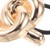 Beatifufu Geometric Metal Ponytail Hair Tie Cuff Elastic Hair Bands Headwear for Women Accessories view 3