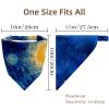 RODAILYCAY 4 Pack Hair Scarfs, Elastic Hair Scarf Headband, Starry Night Sky Triangle Kerchief, Head Hairband Bandanas view 4