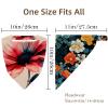 RODAILYCAY 4 Packs Pink Flowers Hair Scarfs Headband, Triangle Head Scarves, Non Slip Hair Bandanas, Head Kerchief for Women Girls view 4