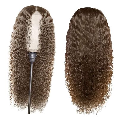 24 Inch Wave Wigs for Women, Natural Looking Glueless Transparent Frontal 180% Density Curly Half Wig for Women,Synthetic Fake Hair,Curly Black Wig for Cosplay Daily Outdoor Party Wear
