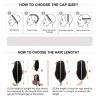 24 Inch Wave Wigs for Women, Natural Looking Glueless Transparent Frontal 180% Density Curly Half Wig for Women,Synthetic Fake Hair,Curly Black Wig for Cosplay Daily Outdoor Party Wear view 4