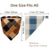 RODAILYCAY 4 Packs Checkered Pattern Hair Scarfs Headband, Triangle Head Scarves, Non Slip Hair Bandanas, Head Kerchief for Women Girls view 4