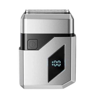 Small Men Electric Shaver Rechargeable Small Shaving Machine ABS Texture Suitable for Easy Travel and Quick Shaves LCD Screen Electric Shaver Business Travelers
