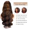 Afribye 13x6 Highlight Body Wave Lace Front Wig Human Hair FB/30 28 inch view 3