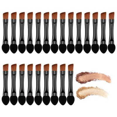 30 PCS Eye Shadow Applicators, 1.96 Inch Double Side Eye Shadow Sponge Applicators Small Dual Sides Travel Eyeshadow Brush for Women Daily Carrying, Black