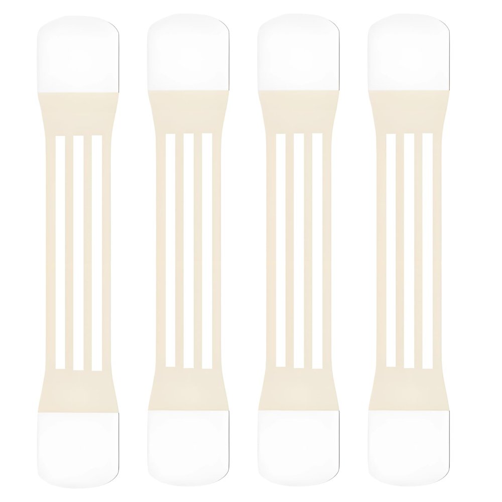 Machify Instant Neck Lift Tape With Patches, 4 Pcs Face Lifting Tape, Invisible, Breathable Rubber, Tightening, 7.1 X 1.6 X 0.4 In / 18 X 4 X 1 Cm