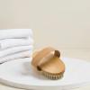 Machify Body Brush for Dry Brushing with Boar Bristles, Wooden Cellulite Massager, Beech Wood Body Exfoliator, Massage Body Scrubber with Elastic Hand Strap view 2