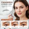 Eyebrow Trimmer Scissor with Comb, Eyebrow Scissors for Women, Stainless Steel Precision Eyebrow Cutter Hair Removal Makeup Tool for Women and Men (Grey) view 2
