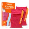 THURLADY Exfoliating Soap Saver Bags for Soap Bars, Bar Soap Scrubber Pouch view 1