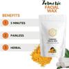 PS TURMERIC FACIAL WAX - 5 MINUTE PAINLESS HERBAL WAX POWDER (100g) 3.52 Ounce (Pack Of- 1) view 3