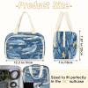 Adornori Ocean Dolphins Travel Toiletry Bag for Women view 2