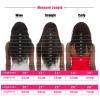 24 Inch Curly Wigs for Women, Transparent Frontal Natural Looking 180% Density Glueless Brown Curly Wig for Women,Fake Hair,easy To Install Black Curly Wig for Outdoor Party Cosplay Daily Wear view 2