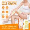 Pureasy Wax Strips for Hair Removal, Face & Body Waxing Kit, 100 Count view 2