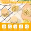 Hnvdkln 8Pcs Replacement Brush Heads for Bamboo Dish Brush Sisal Bristle Refills Kitchen Scrubber Heads for Pots Dishes Cleaning view 4