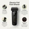 MANSCAPED The Chairman PRO Mens Electric Foil Face Shaver & The Beard Hedger Men's Beard Trimmer, 20 Length Adjustable Blade Wheel, Stainless Steel T-Blade for Precision Facial Hair Trimming view 3
