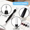 15-Pack Cuticle Trimmer & Pusher Set Rubber Tip Gentle Nail Bed Cuticle Remover Tools for Manicure & Pedicure Care view 4