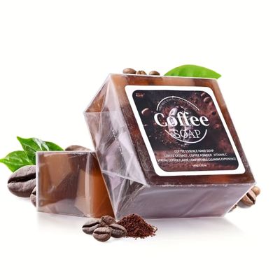 AKARY Coffee Cleansing Essential Oil Soap Bar with Ground Coffee, Refreshing & Degreasing, Boost Metabolism & Remove Dead Skin, Deep Cleansing, Acne, Face & Body Exfoliating & Moisturizing Bar, 3.52oz