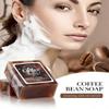 AKARY Coffee Cleansing Essential Oil Soap Bar with Ground Coffee, Refreshing & Degreasing, Boost Metabolism & Remove Dead Skin, Deep Cleansing, Acne, Face & Body Exfoliating & Moisturizing Bar, 3.52oz view 2