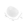 Veemoon Glass Shaving Bowl for Men Small Soap Shaving Bowl with Foaming Container Sturdy Ceramic for Barber Use and Travel Grooming view 2