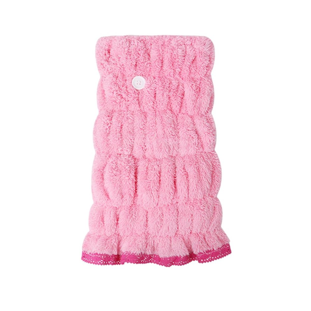 ABOOFAN Super Absorbent Hair Drying Towel Wrap Bowknot Bath Head Wrap Thickened Plush Microfiber Turban for Women Quick Drying Wet Hair Care Random Color