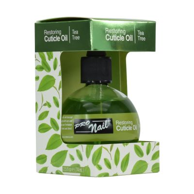 PRO NAIL - Cuticle Revitalizing Oil for Nails, Tea Tree, 2.5 Oz - Professional Strength, Pedicure and Manicure - Moisturizes and Strengthens Nails and Cuticles - Soothing and Nourishing