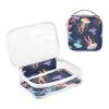 ALAZA Colorful Jellyfish Toiletry Bag Travel Makeup Organizer Cosmetic Bags Clear Pouch Waterproof with Handle for Men Women view 3