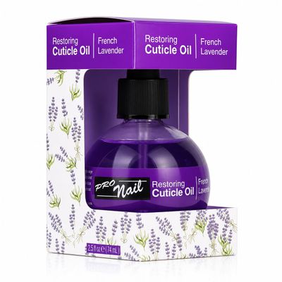 PRO NAIL - Cuticle Revitalizing Oil for Nails, Lavender, 2.5 Oz - Professional Strength, Pedicure and Manicure - Moisturizes and Strengthens Nails and Cuticles - Soothing and Nourishing