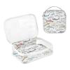 ALAZA Drawing Sharks Toiletry Bag Travel Makeup Organizer Cosmetic Bags Clear Pouch Waterproof with Handle for Men Women view 3