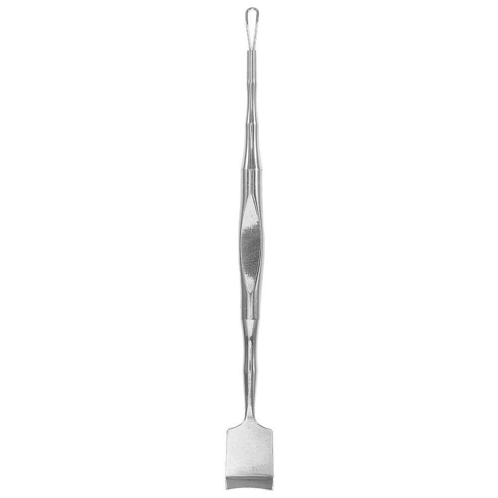 WOONEKY Stainless Steel Double-Head Blackhead Extractor Spatula Pore Scraper Tool Small Size for Facial Deep Cleaning Nose Chin Forehead Skin Care