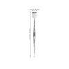 WOONEKY Stainless Steel Double-Head Blackhead Extractor Spatula Pore Scraper Tool Small Size for Facial Deep Cleaning Nose Chin Forehead Skin Care view 2