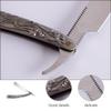 Old Style Manual Shaving Razor Metal Beard Shaver Face Shaving Cutter for Men Traditional Grooming Tool Style view 3