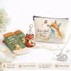 Flotreif Fox Gifts for Women and Girls - Unique Fox Lovers Gifts Set Includes Fun Socks, Makeup Bag, Necklace, Keychain & Waterproof Stickers - Cute Birthday Christmas Teen Girls view 2