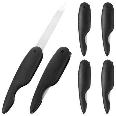 MAGICLULU 6pcs Mini Folding Nail Files Double-Sided Grit Reusable Nail Buffers for Thick Toenails Fingernails Polishing Tools Portable Manicure Set for Travel and Home Use