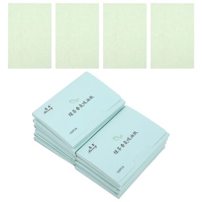 Unomor Oil Absorbing Facial Blotting Paper, 1000pcs (10 Boxes) for Oily Skin Care, Oil Control Tissues for Face Shine Removal and Makeup Touch-up
