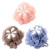 Bath Loofah Sponge 3pcs Flower Design Polyethylene Shower Puff Xmas view 1