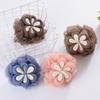 Bath Loofah Sponge 3pcs Flower Design Polyethylene Shower Puff Xmas view 4