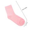 PRETYZOOM 1 Pair Pink Gel Moisturizing Foot Sleeve for Dry Feet Care Cracked Heel Repair Overnight Socks for Men and Women Home Spa view 2