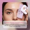 SYNTHORA Oil Blotting Papers for Face, 100 Sheets Oil Absorbing Blotting Paper with Mirror & Puff, Linen Fiber Shine Control Sheets, Makeup Friendly Portable Oil Control for Oily Skin(Purple) view 3