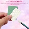 Dual-Ended Stainless Steel Cuticle Remover Tool with Loop & Beveled Pusher, Grit Nail Files and Storage Bag for Home or Salon Use view 4