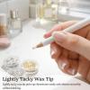 8-Piece White Nail Whitening Pencil Set for DIY French Manicure, Nail Brightening Tools (17 cm) view 3
