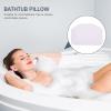 NinthAvenue Basics Bathtub Pillow with Suction Cups, PVC Foam Bath Neck and Shoulder Support Cushion, White Textured Bath Tub Headrest for Home Spa and Hotel Use view 3