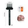 2Pcs Hair Brush Cleaning Tool,2-in-1 Comb Cleaner Remover Tool for Removing Hair Dust (Green) view 2