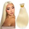 Human Hair Bundles 613 Straight Bundles Human Hair Extensions 10A Brazilian Virgin Honey Blonde Straight Human Hair 3 Bundles 26 28 30 Inch view 1