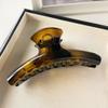 Autumn French acrylic grab clip temperament versatile hairpin headdress (Glossy - Black) view 4