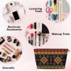 ZLKYSBU Native American Makeup Bag,Indian Cosmetic Bag for Women Travel Toiletry Makeup Zipper Pouch view 3