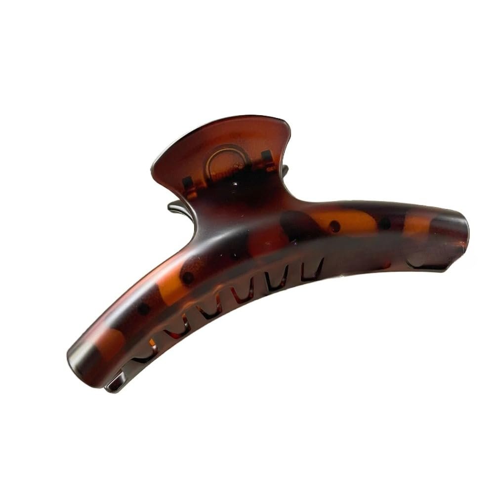 Autumn French acrylic grab clip temperament versatile hairpin headdress (Matte - Caramel)