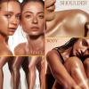 Body Shimmer Oil,Natural Glow Luminizer,SPF 45, Long Lasting Moisturizing Liquid Illuminator Highlighter Makeup Smooth Shimmer Glow for a Sun-Kissed Glow, Summer Glowing Makeup(Diamond Platinum) view 3