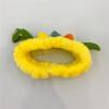 Gliswaieuznd Animal Spa Headband Face Wash Headband Cute Make Up Elastic Hairband Fuzzy Frog Head Band Creative Hair Accessories for Women (Yellow Dinosaur, One Size) view 2