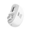 3 in 1 Easyclip Smart Electric Nail Clipper with LED Light Polishing Grooming Clipper for Seniors Baby Adults Fingernail Toenail Home Manicure Pedicure Tool (White) view 1